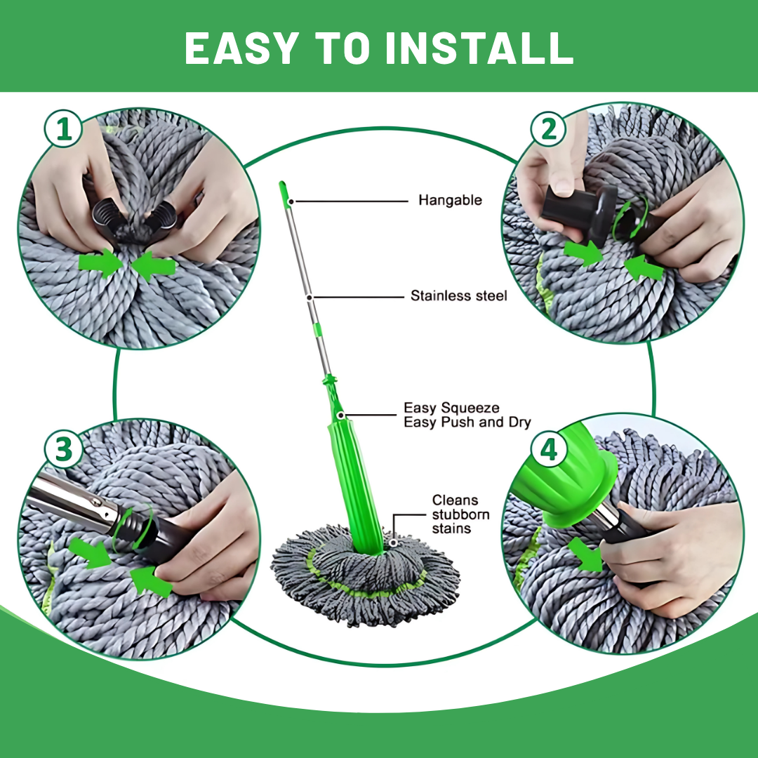 360° Rotating Twist Mop
