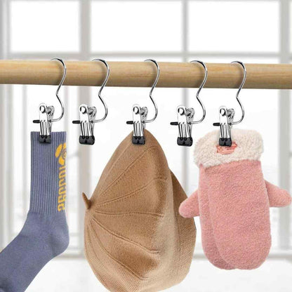 Laundry Hanging Clips – Pack of 10 Hooks for Boots & Clothes