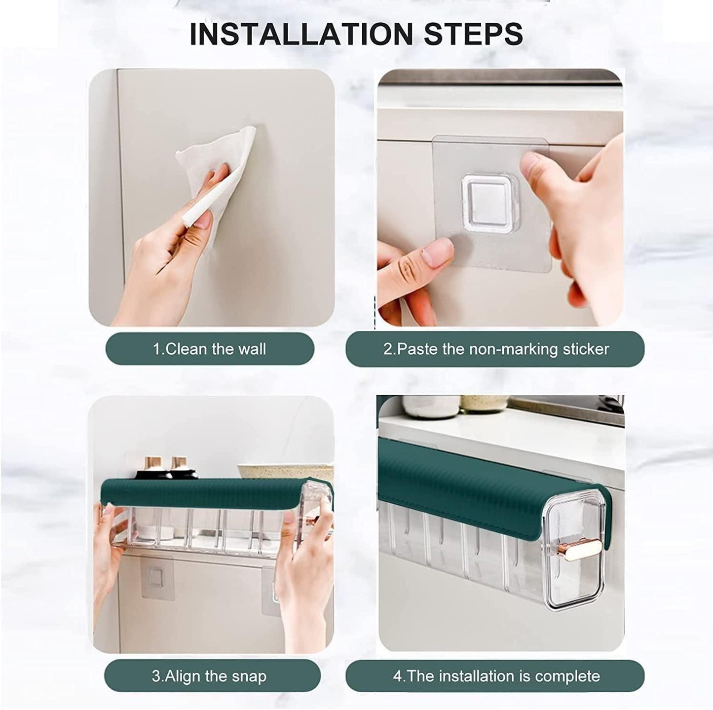 Wall-Mounted Drawer Organizer